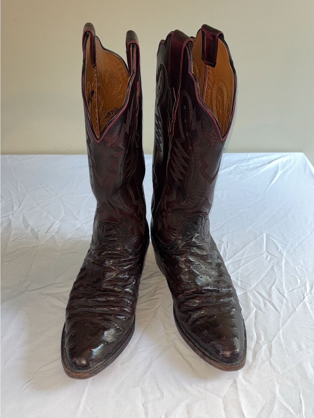 Lucchese Ostrich Skin
